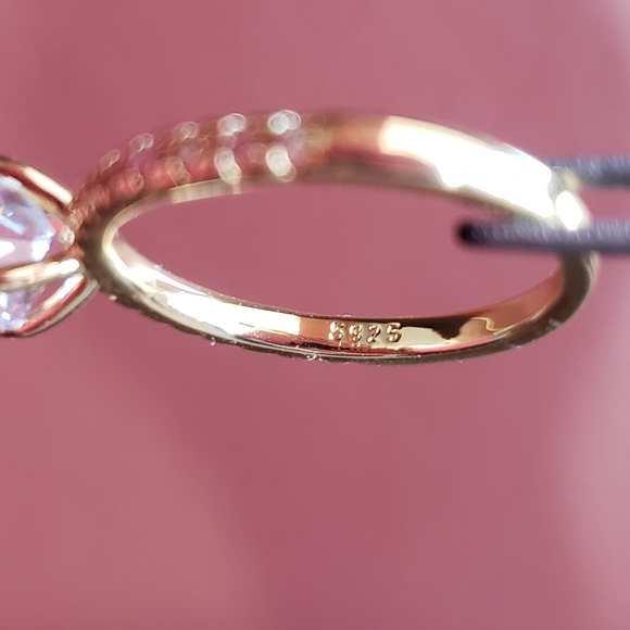 Diamond Pave Gold Ring - Picture 5 of 5